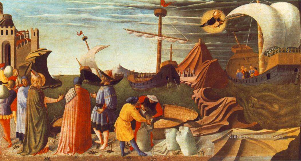 Histoire de Saint Nicolas 2 Renaissance Fra Angelico Peintures à l'huile